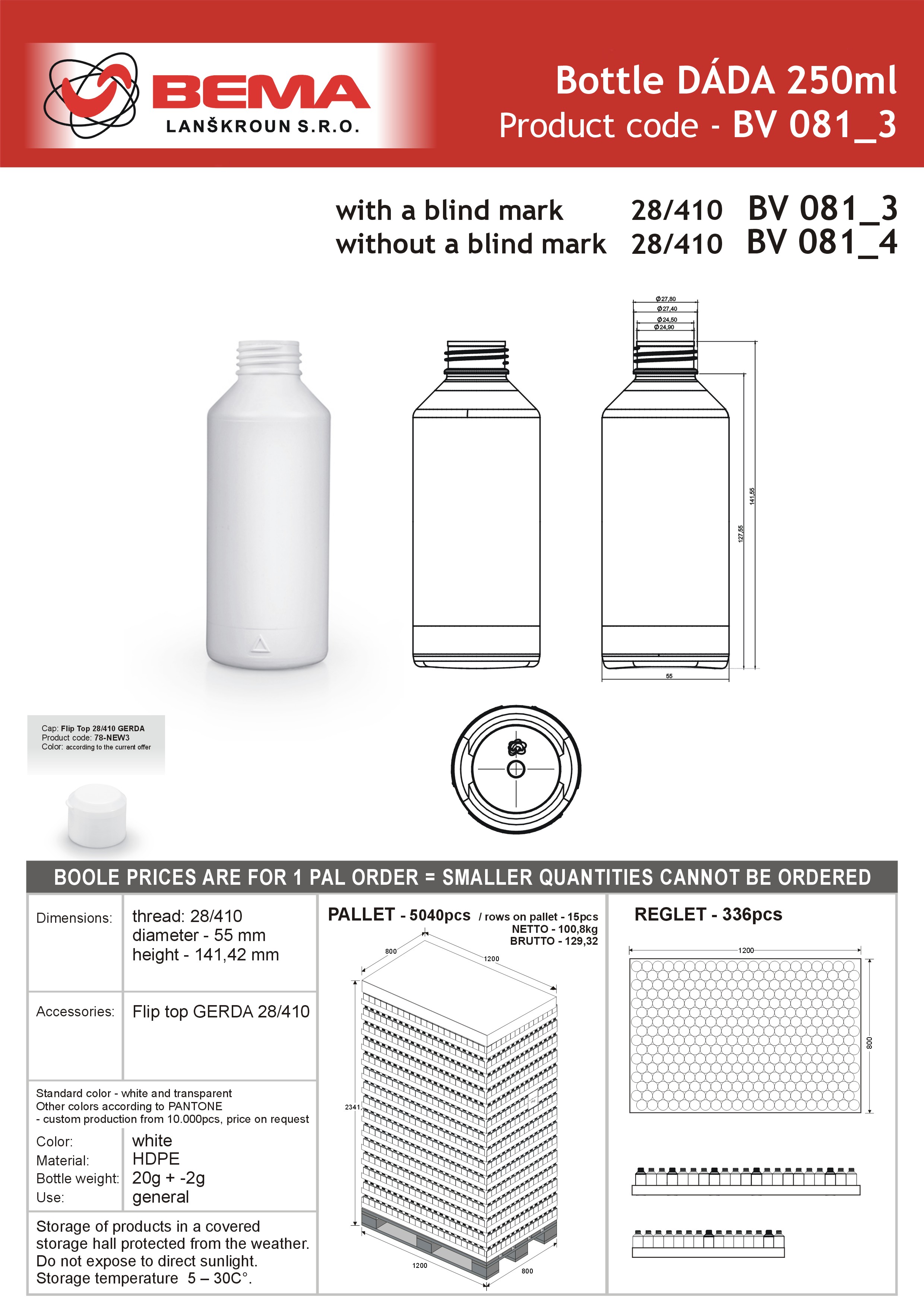 Dada 250ml Gerda-7-1-2021